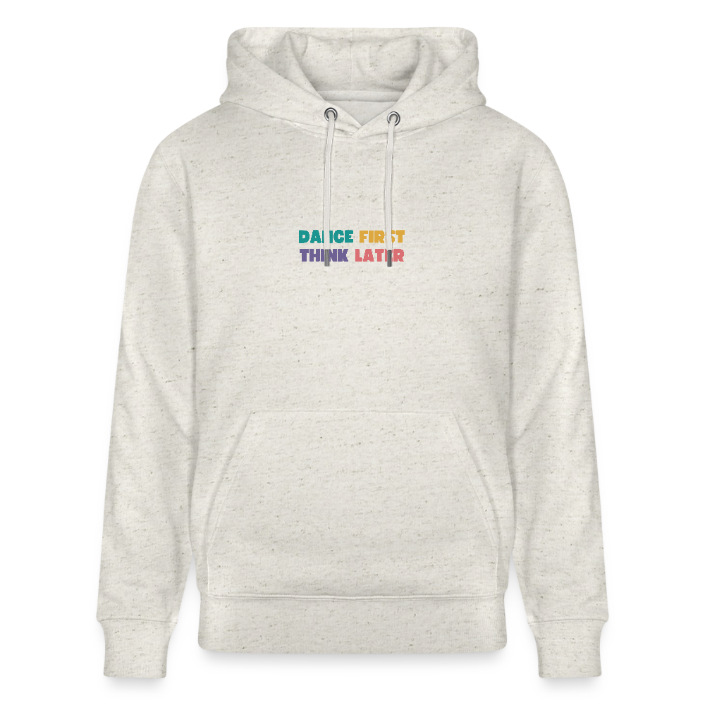 Sweat à capuche bio Danse - Femme - beige chiné
