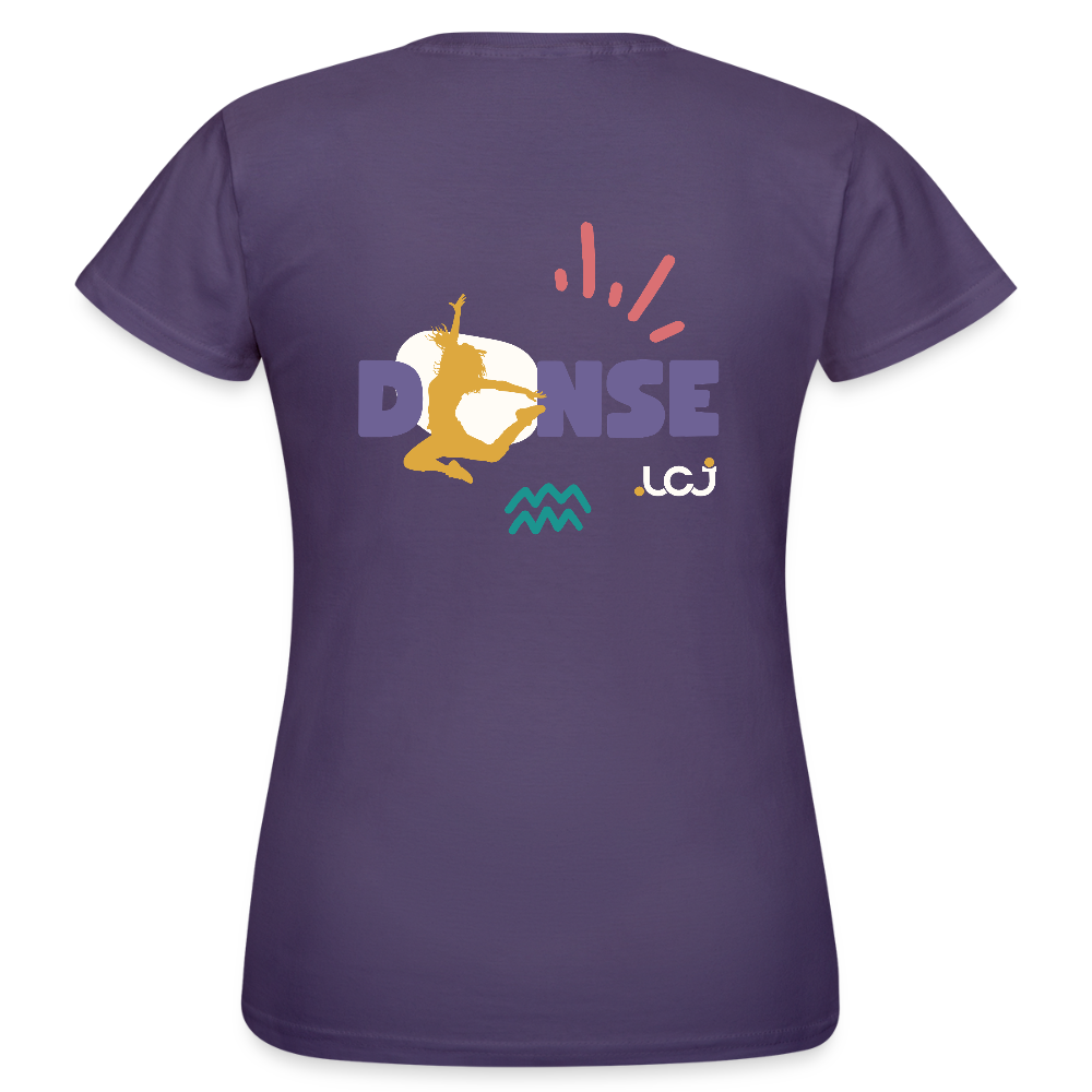 Tshirt Danse - Femme - violet foncé