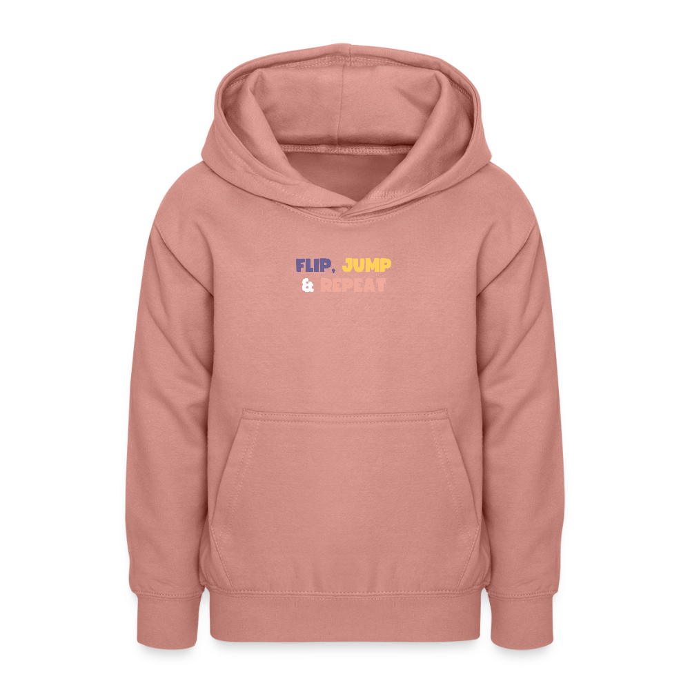 Sweat à capuche Gym - Ado - rose poudré