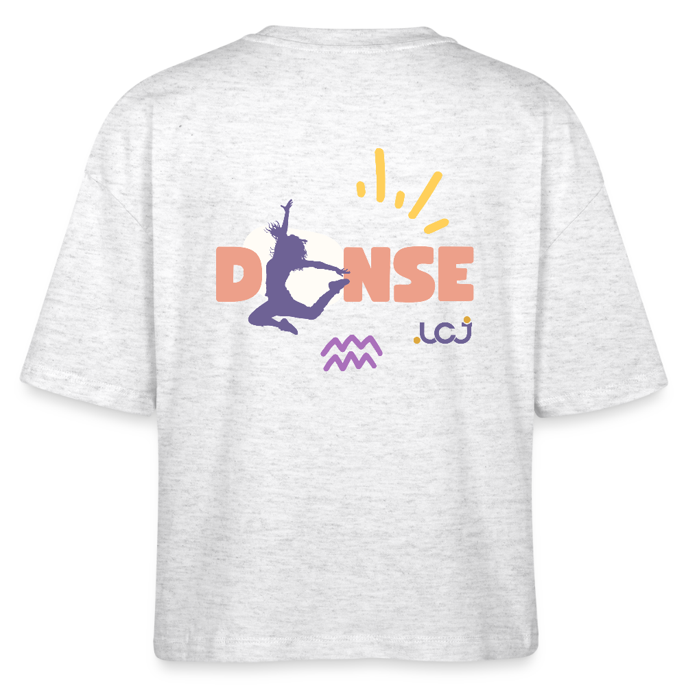 T-shirt bio Danse Femme - blanc chiné