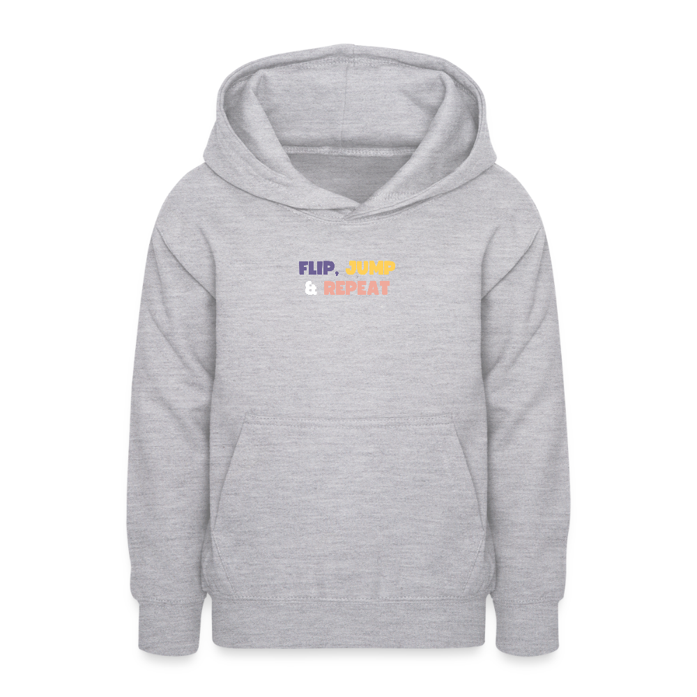 Sweat à capuche Gym - Ado - gris clair chiné