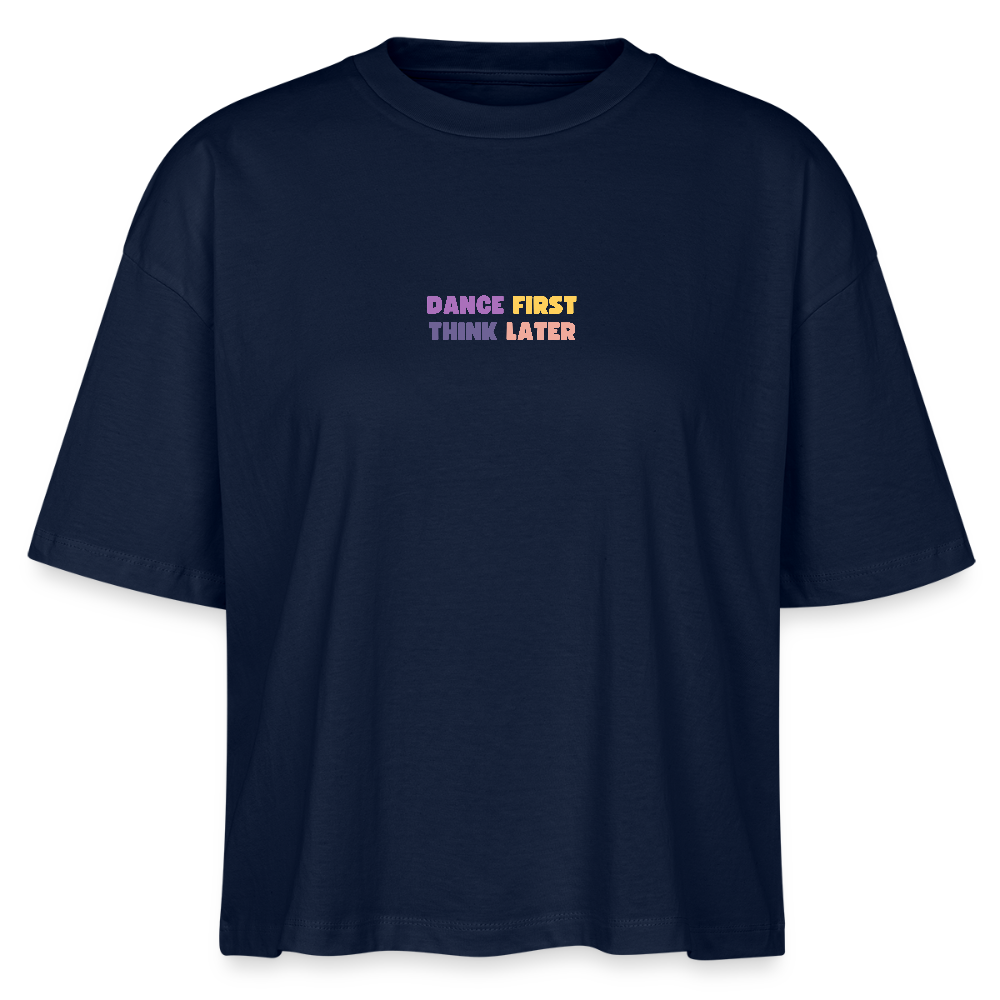 T-shirt bio Danse Femme - marine