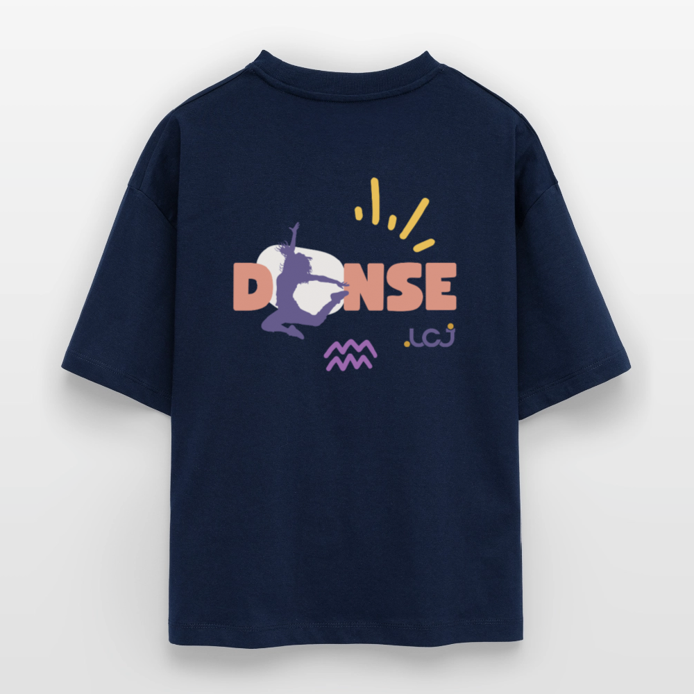 T-shirt bio Danse Femme - marine