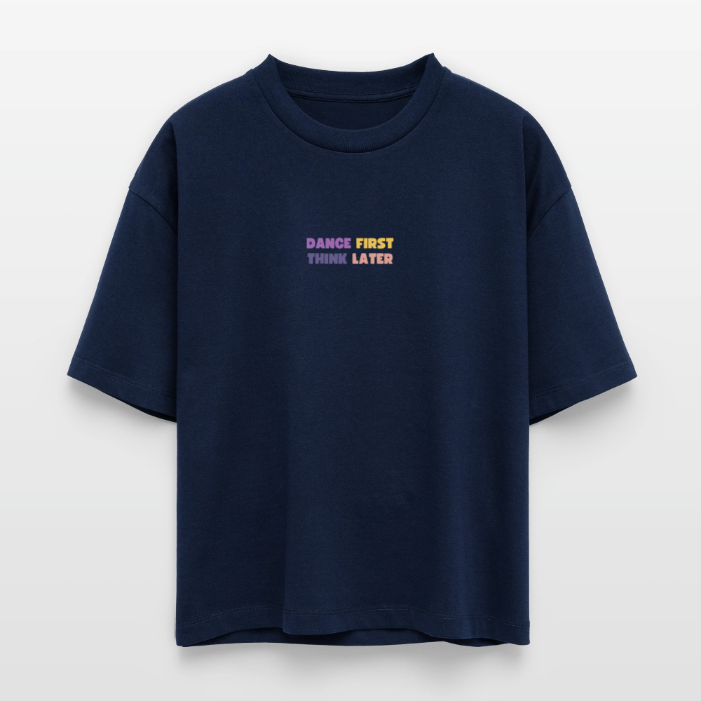T-shirt bio Danse Femme - marine