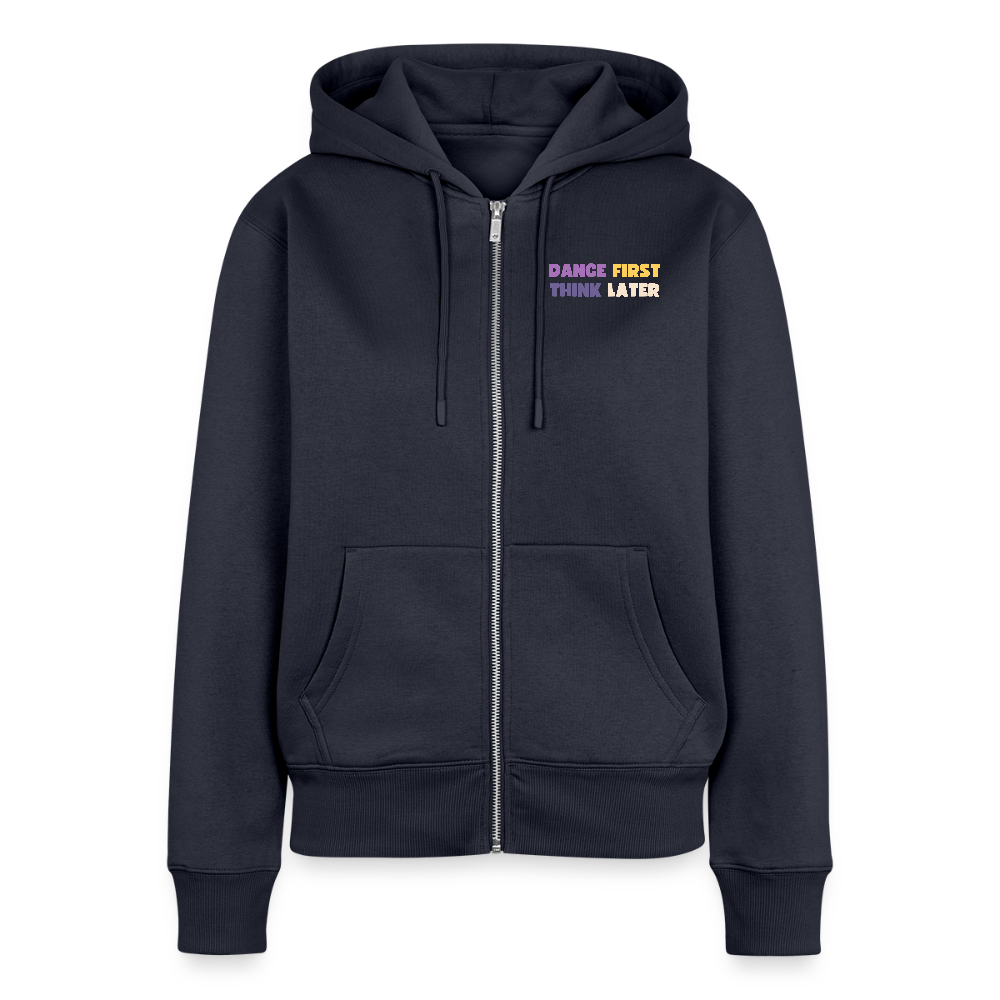 Veste à capuche zippée léger Femme - bleu marine