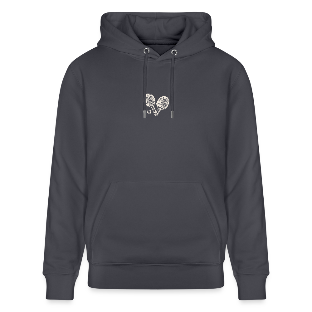 Sweat à capuche bio Ping-pong - bleu indigo