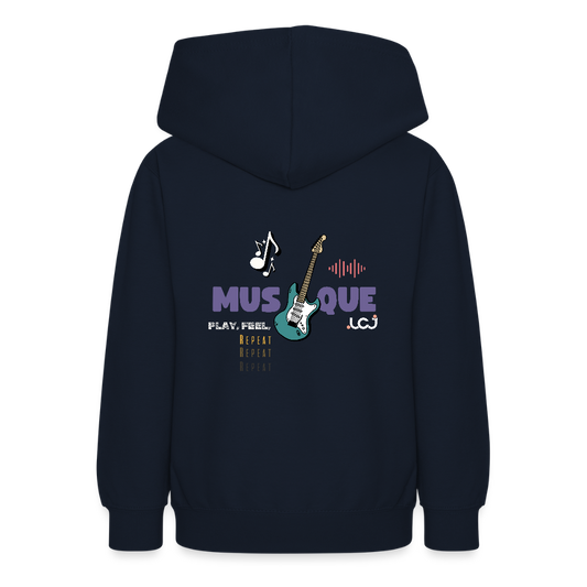 Sweat à capuche Musique - Enfant / Ado - marine