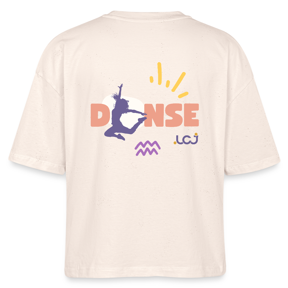 T-shirt bio Danse Femme - blanc gris