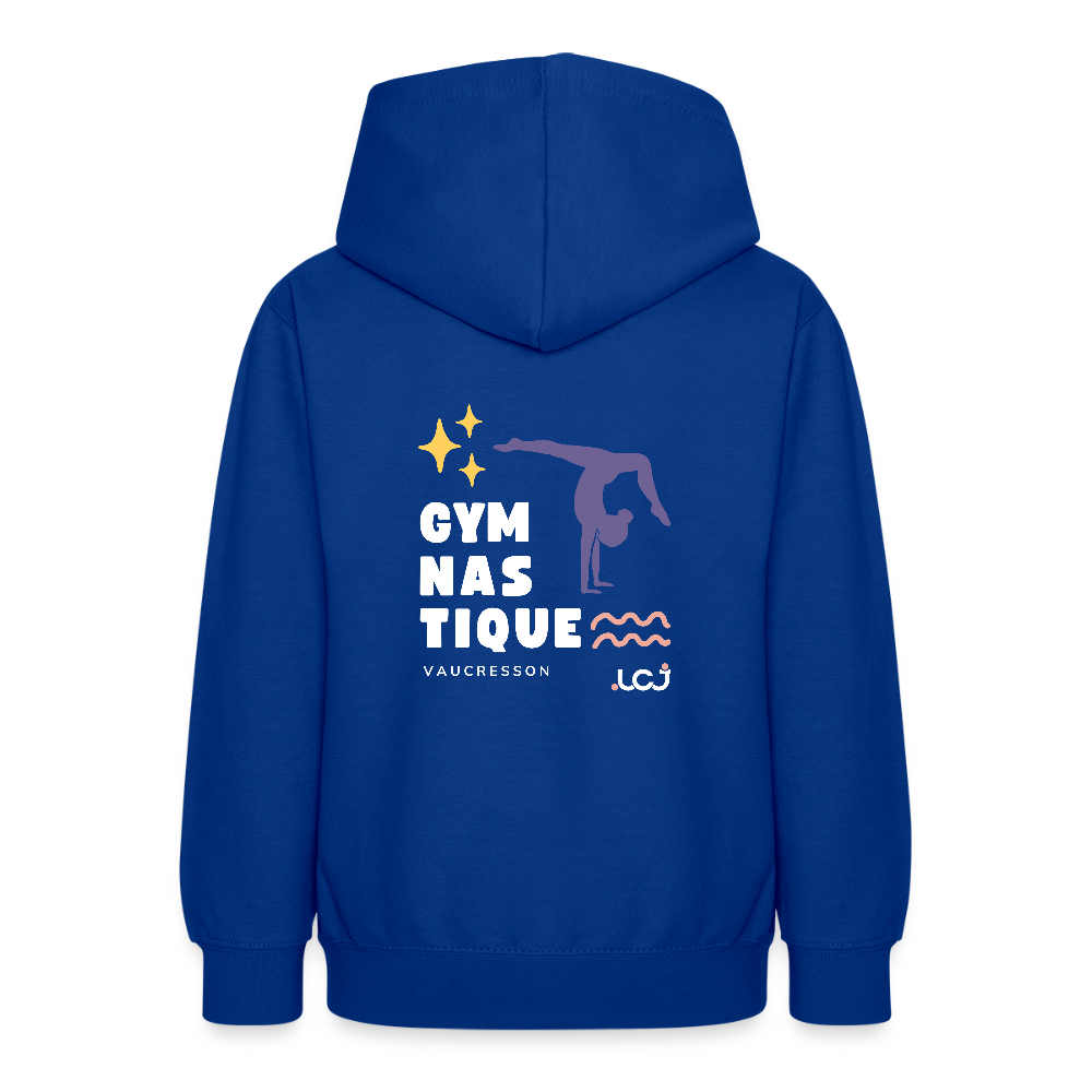 Sweat à capuche Gym - Ado - bleu royal