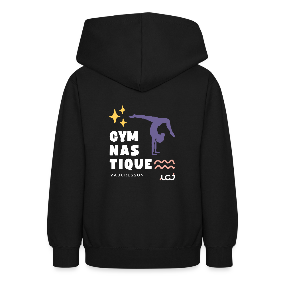 Sweat à capuche Gym - Ado - noir