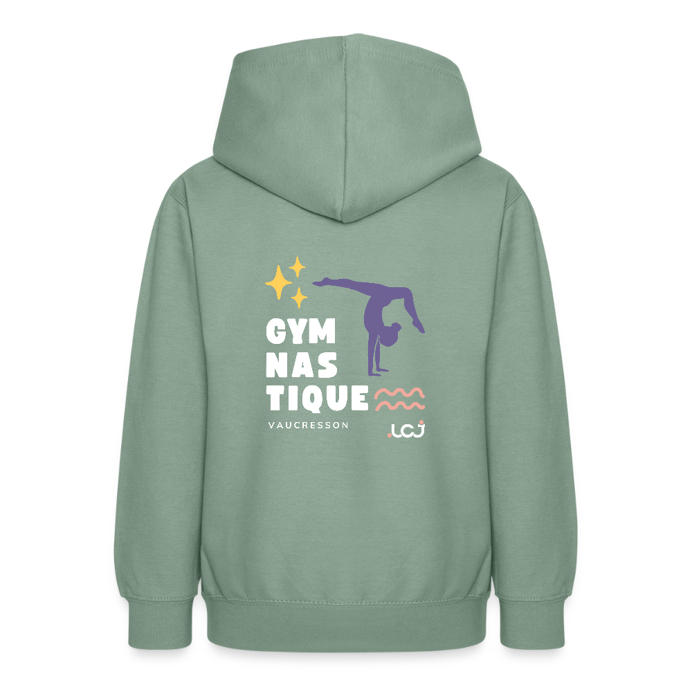 Sweat à capuche Gym - Ado - vert-de-gris