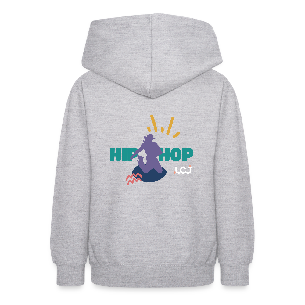 Sweat à capuche Hip-Hop - Ado - gris clair chiné