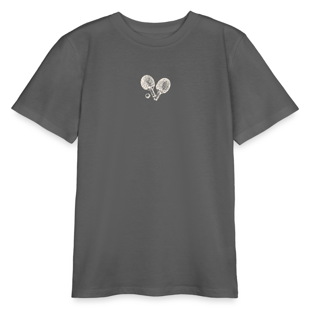 T-shirt bio Ping-Pong - Ado - charbon