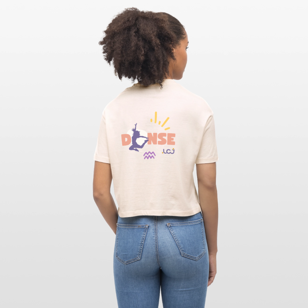 T-shirt bio Danse Femme - blanc gris