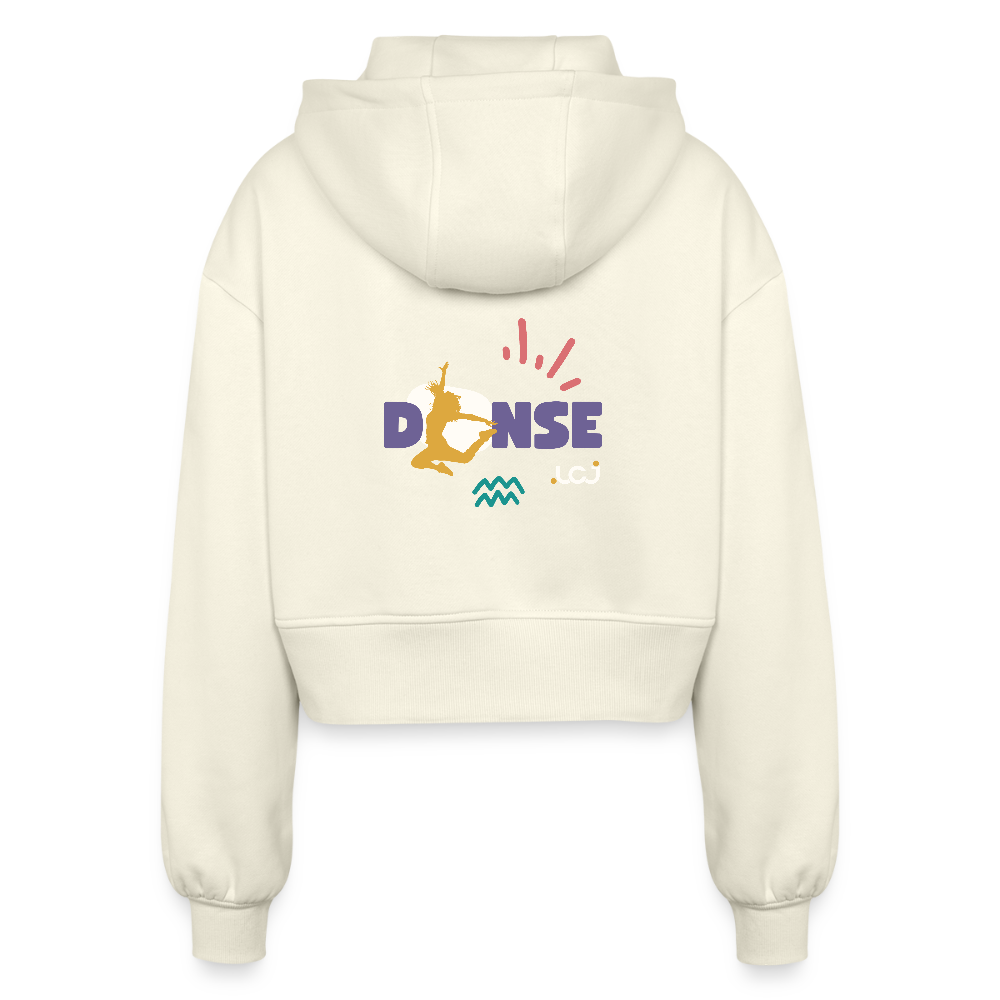 Veste à capuche courte oversize Danse -  Femme - nature