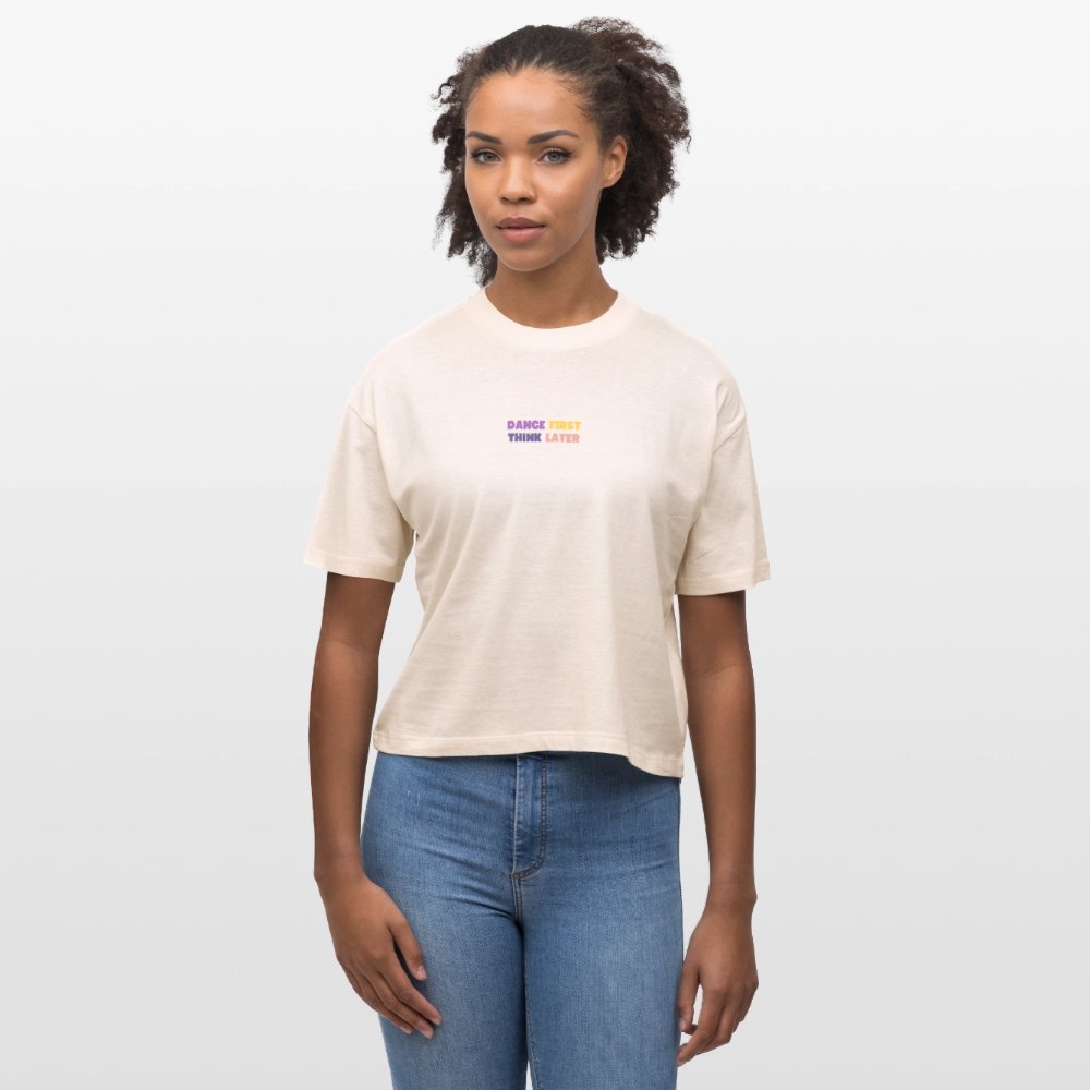 T-shirt bio Danse Femme - blanc gris