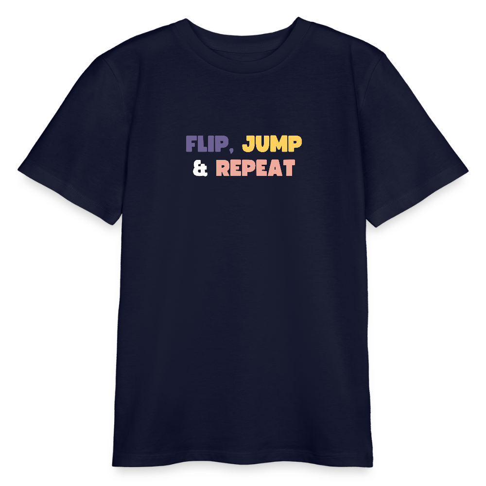 T-shirt bio Enfant Gym -  Ado - marine