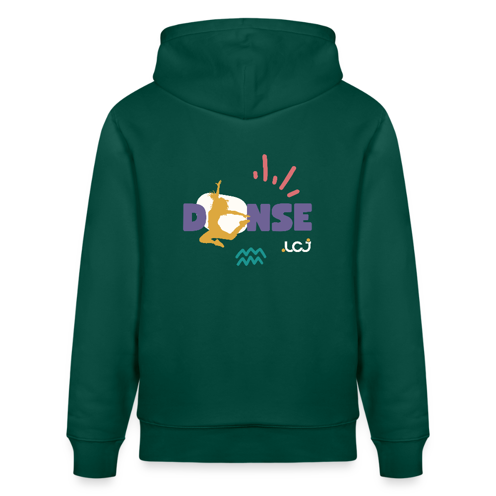 Sweat à capuche bio Danse - Femme - forêt