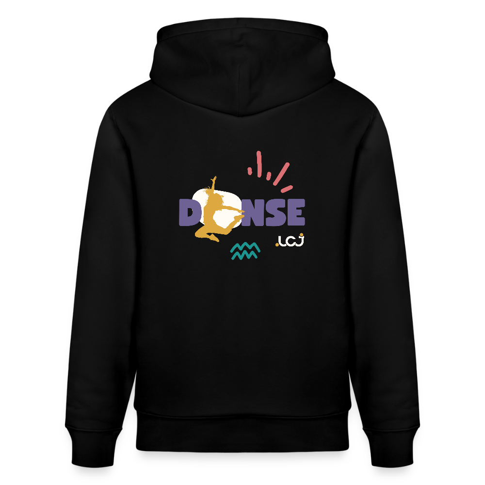 Sweat à capuche bio Danse - Femme - noir