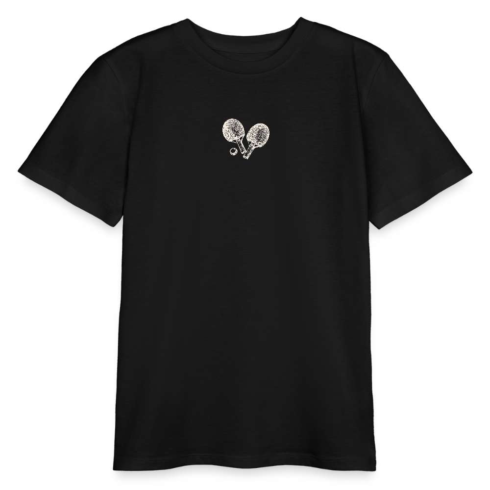 T-shirt bio Ping-Pong - Ado - noir