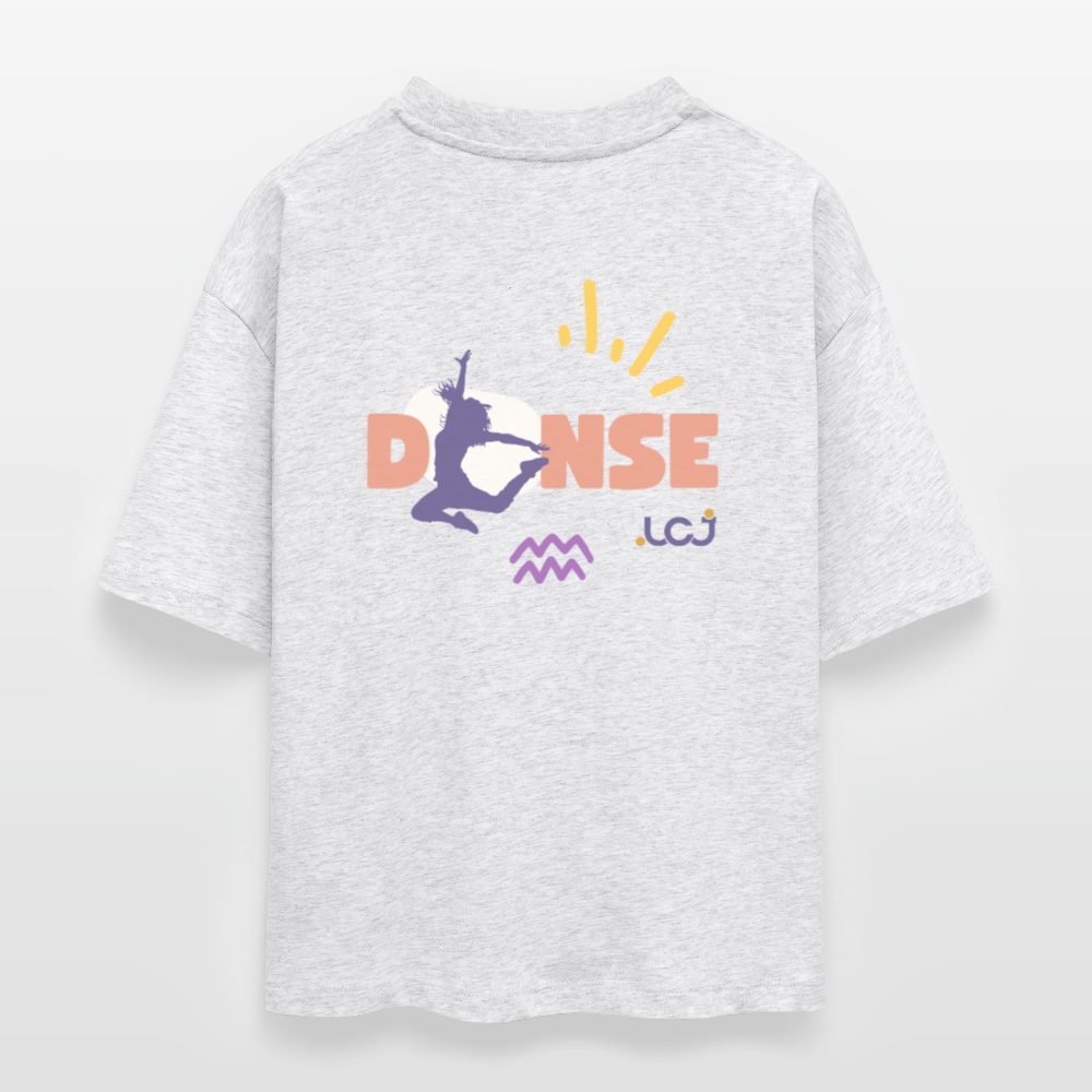 T-shirt bio Danse Femme - blanc chiné