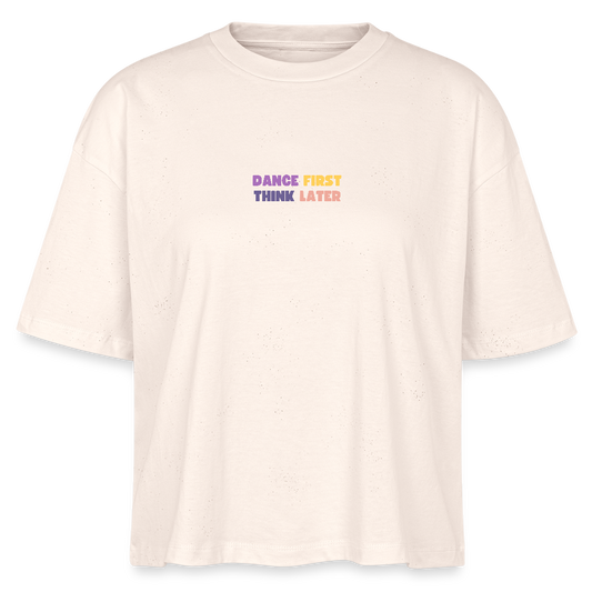 T-shirt bio Danse Femme - blanc gris