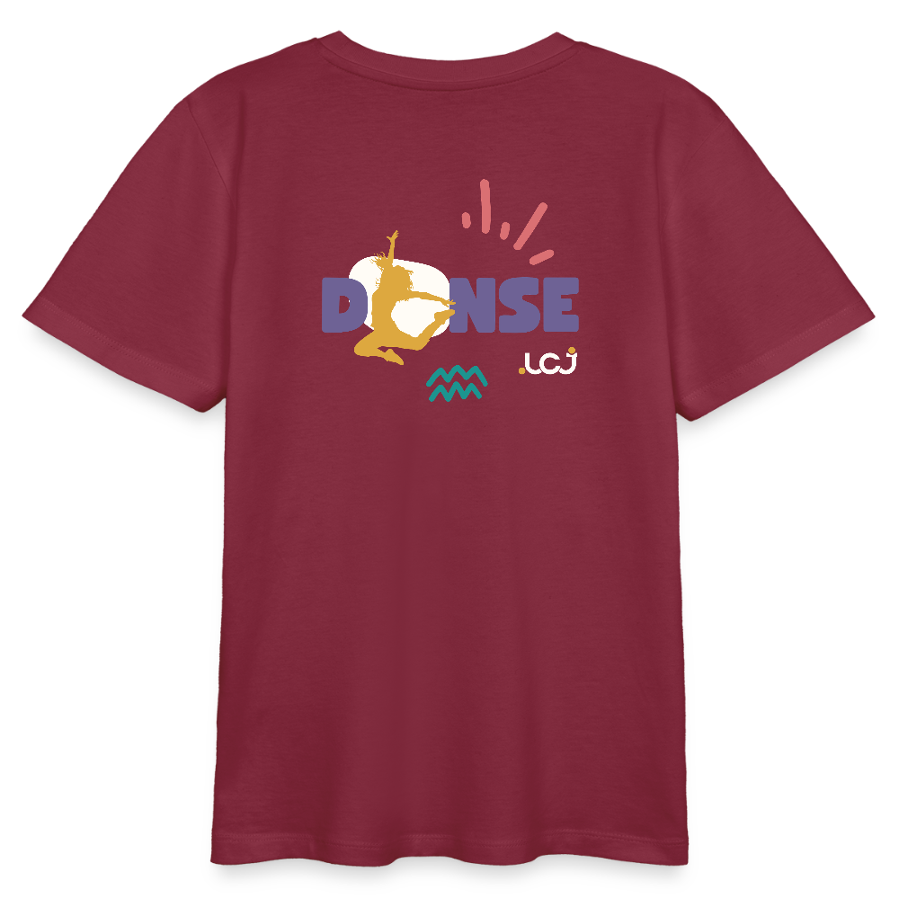 T-shirt Danse - Enfant / Ado - bordeaux