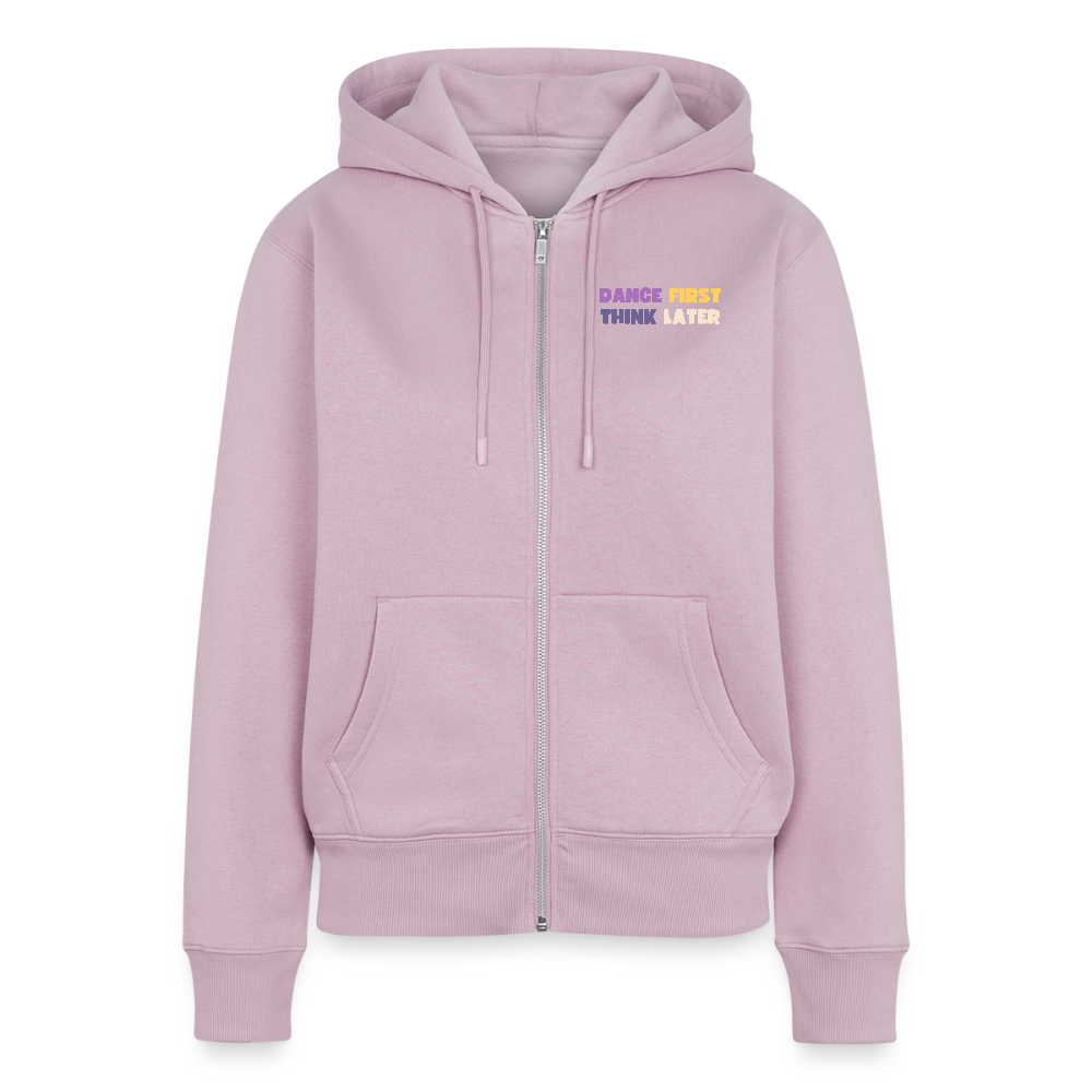 Veste à capuche zippée léger Femme - rose poudré