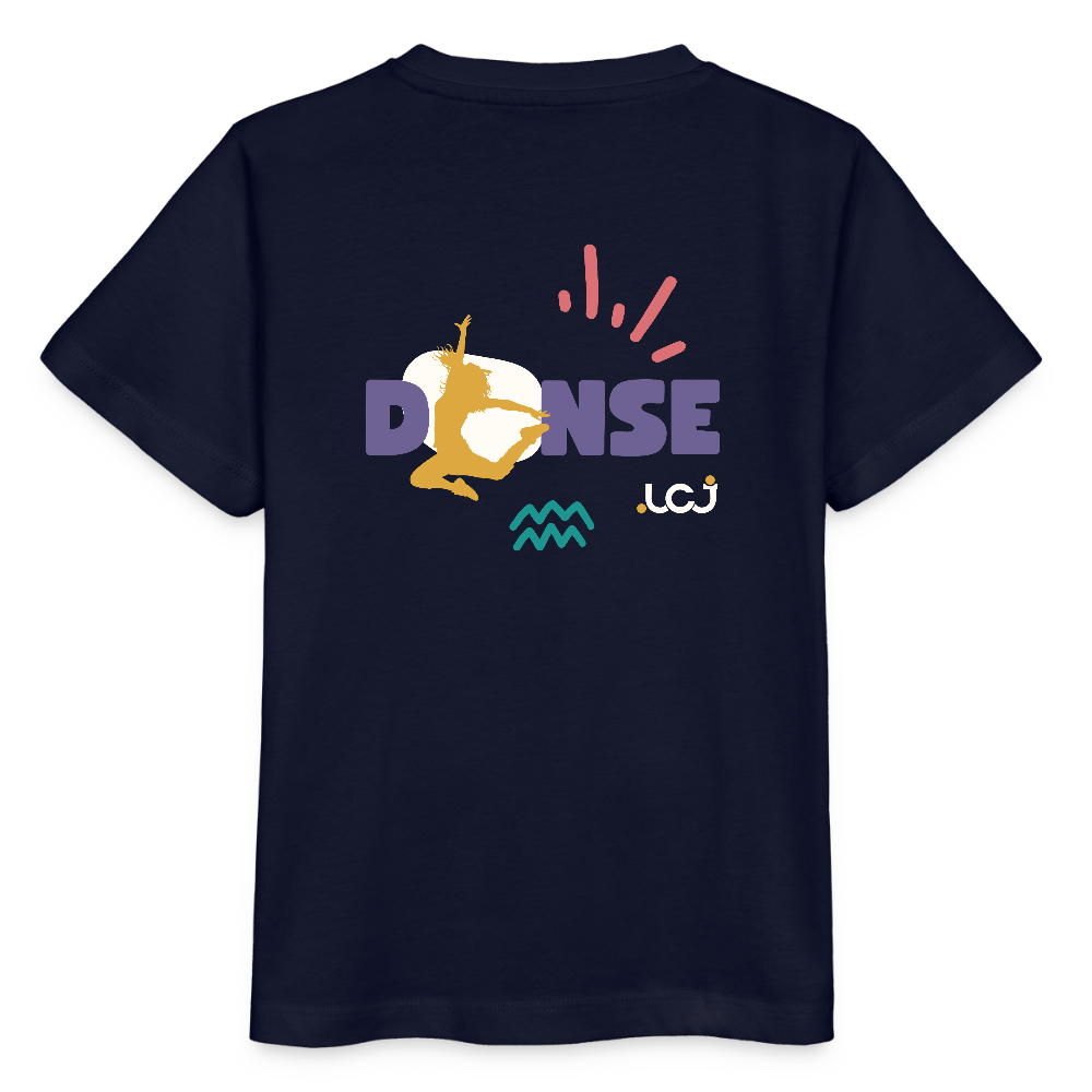 T-shirt bio Danse  - Enfant - marine