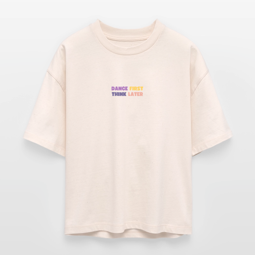 T-shirt bio Danse Femme - blanc gris