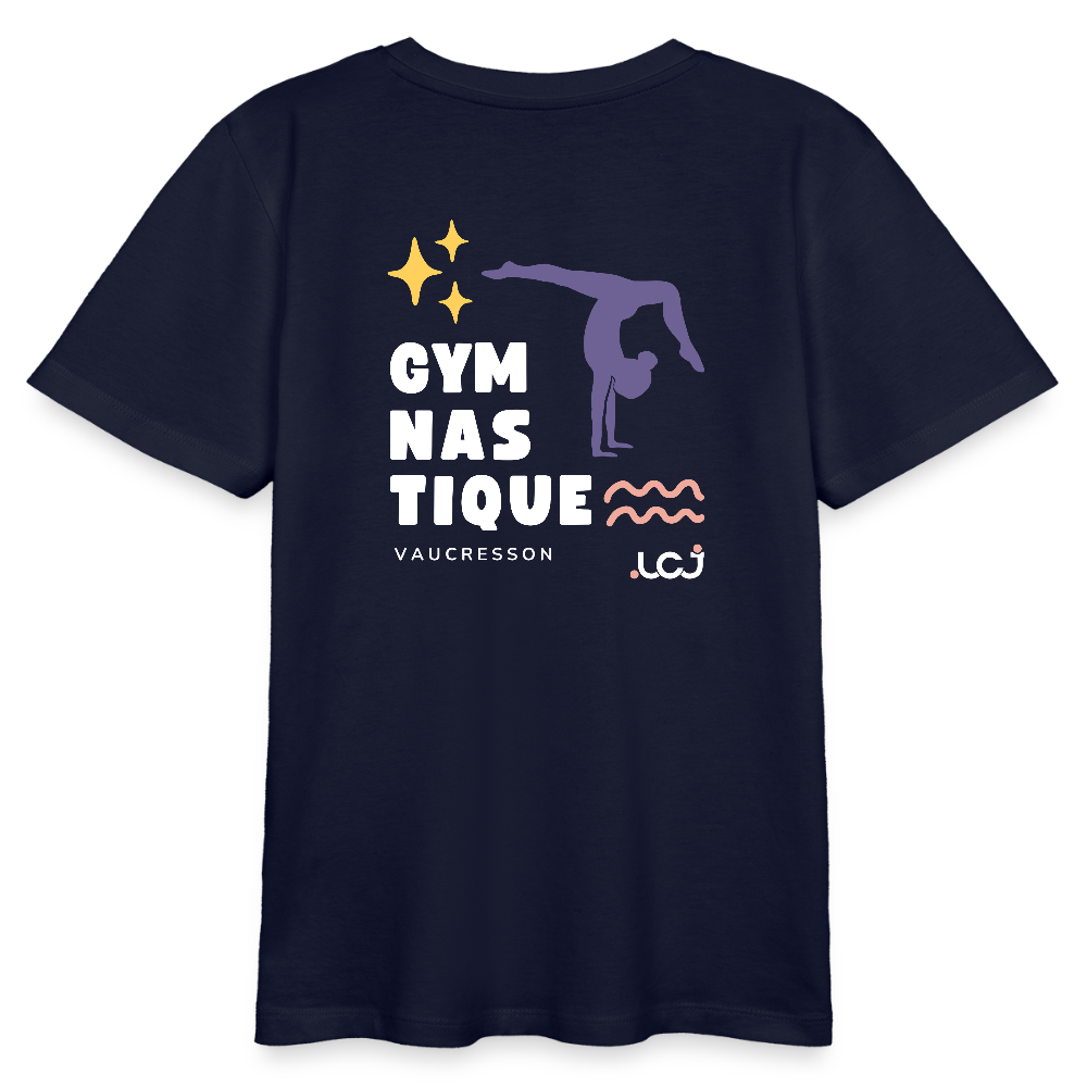 T-shirt bio Enfant Gym -  Ado - marine